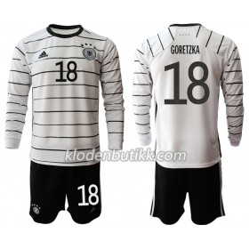 Tyskland Leon Goretzka 18 Barn Hjemmedraktsett Euro 2020 Langermet (+ Korte bukser)